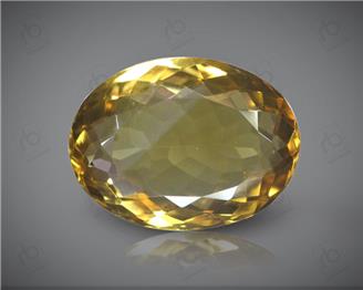 Yellow Citrine Natural Certified  8.29CTS-8493